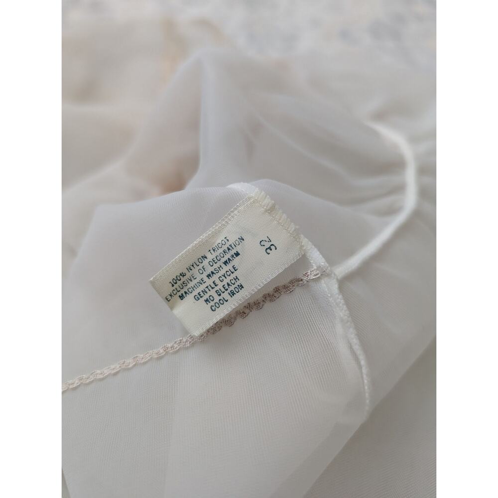 Kayser Vintage Long Lace Trim Peignoir Robe - Picture 8 of 11